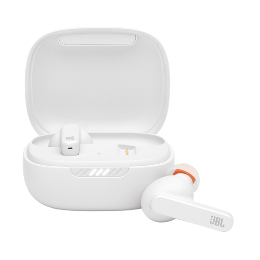 JBL Live Pro+ TWS - White - True wireless Noise Cancelling earbuds - Hero image number null